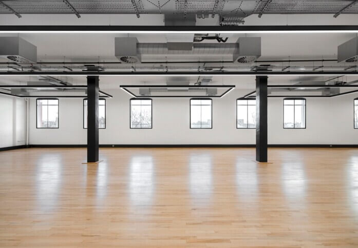 Unfurnished workspace at Mandela Street in Camden (Workspace Group Plc)