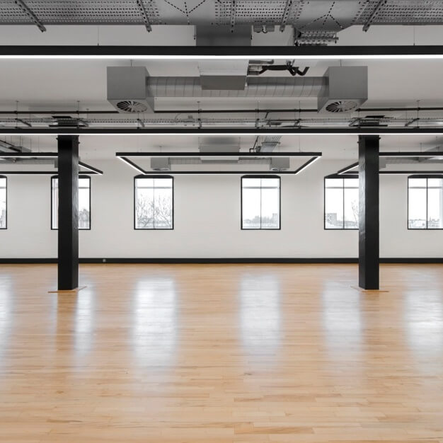 Unfurnished workspace at Mandela Street in Camden (Workspace Group Plc)