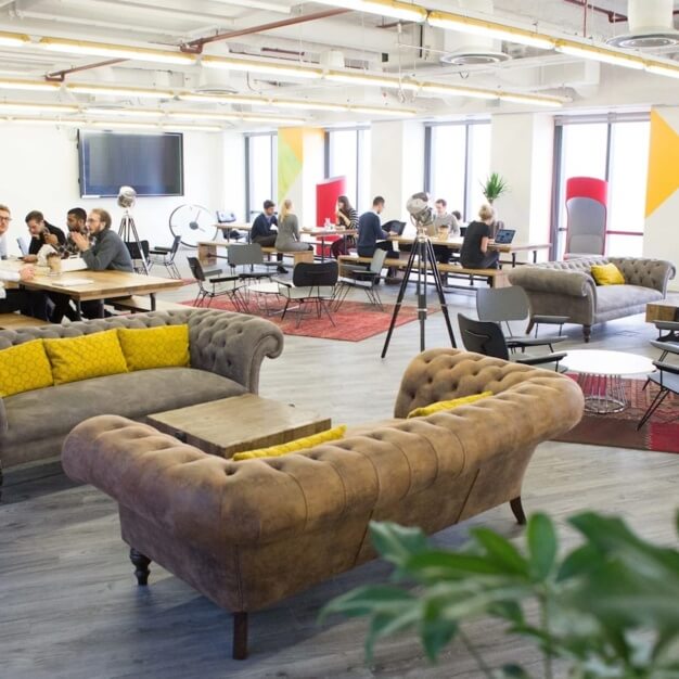 Breakout space for clients - Canada Square, Level39 Ltd in Canary Wharf