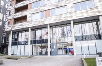 Building external for Indescon Square, CEC Group Ltd, Canary Wharf