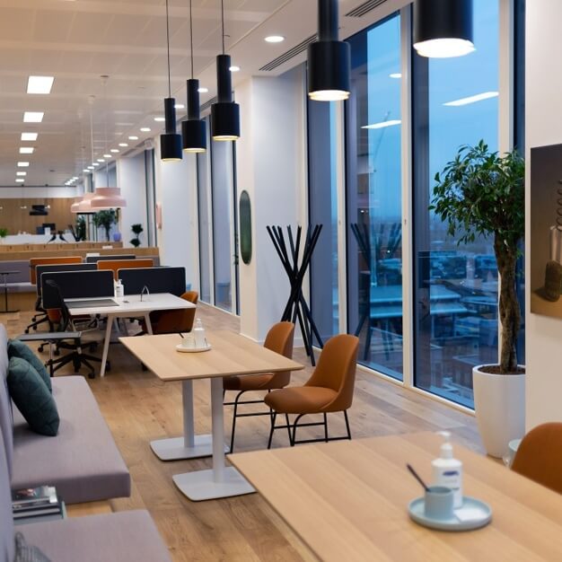 The Breakout area - Cabot Square, Regus (Canary Wharf)