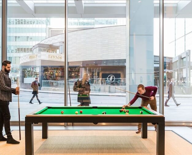 The Breakout area - Churchill Place, WeWork (Canary Wharf)