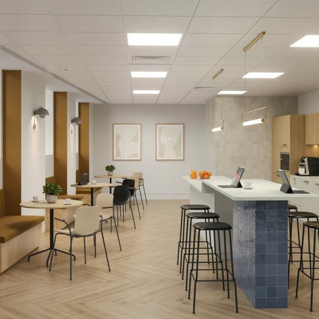 Dedicated kitchenette at Cannon Street, Rubix in Cannon Street