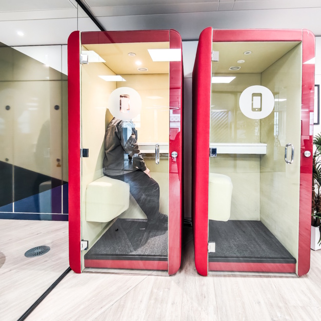 Phone booth at Cannon Street, Co Work Space LLP in Cannon Street
