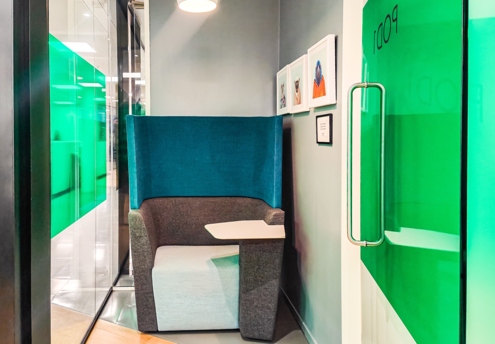 Phone booth in Cannon Street, Co Work Space LLP, Cannon Street