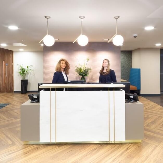 Reception area at Cannon Street, Landmark Space in Cannon Street