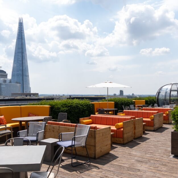 Roof terrace at Bush Lane, Ocubis in Cannon Street