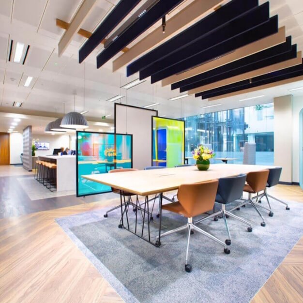 The communal space at Cannon Street, Landmark Space in Cannon Street