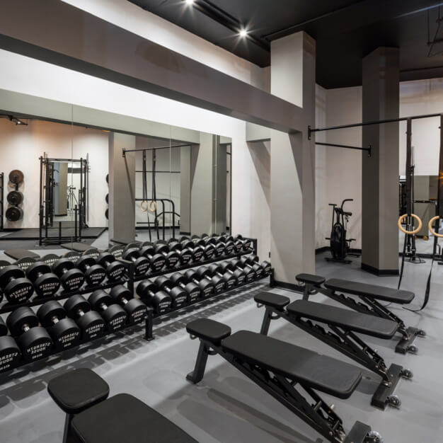 The gym at Cannon Street, Romulus Shortlands Limited (London)
