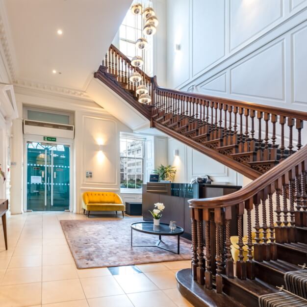 Reception in Cavendish Square, Kensington Office Group, Cavendish Square
