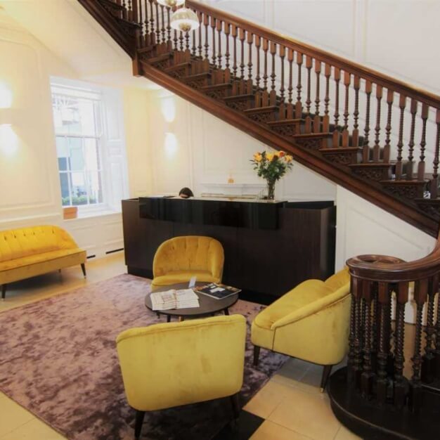 The reception at Cavendish Square, Kensington Office Group in Cavendish Square