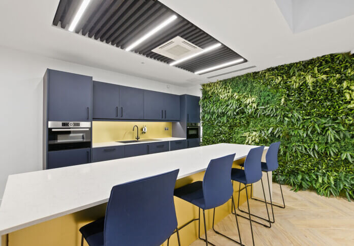 A breakout area in Breams Buildings, Newman Offices Ltd, Chancery Lane