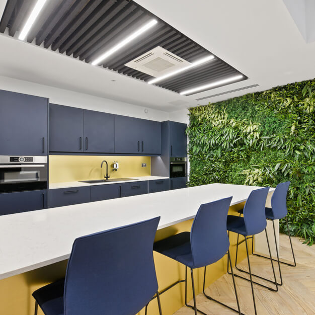 A breakout area in Breams Buildings, Newman Offices Ltd, Chancery Lane