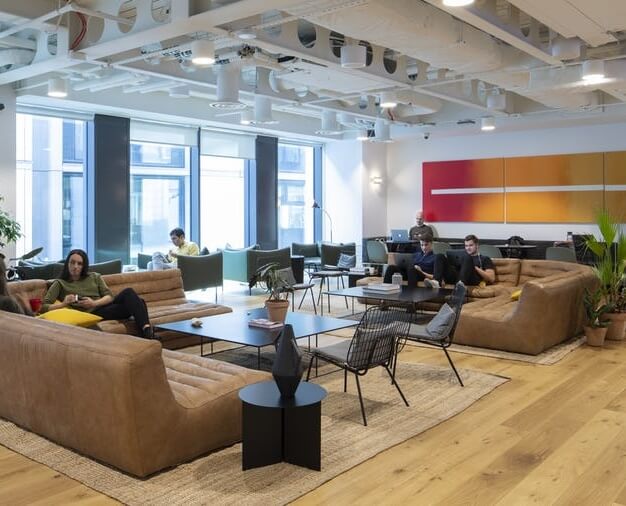 A breakout area in Chancery Lane, WeWork, Chancery Lane