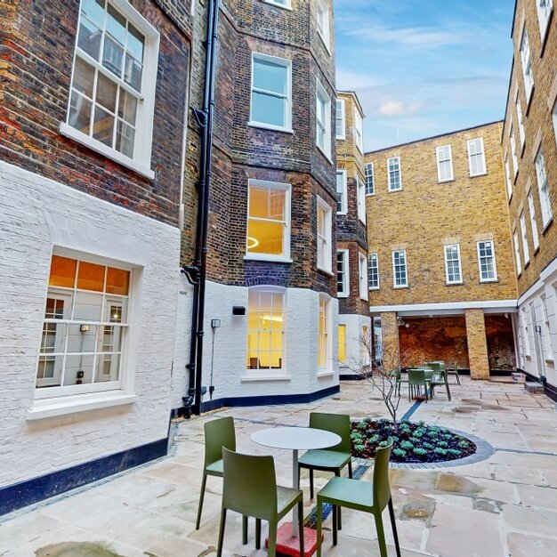 A courtyard in Theobalds Road, The Boutique Workplace Company, Chancery Lane