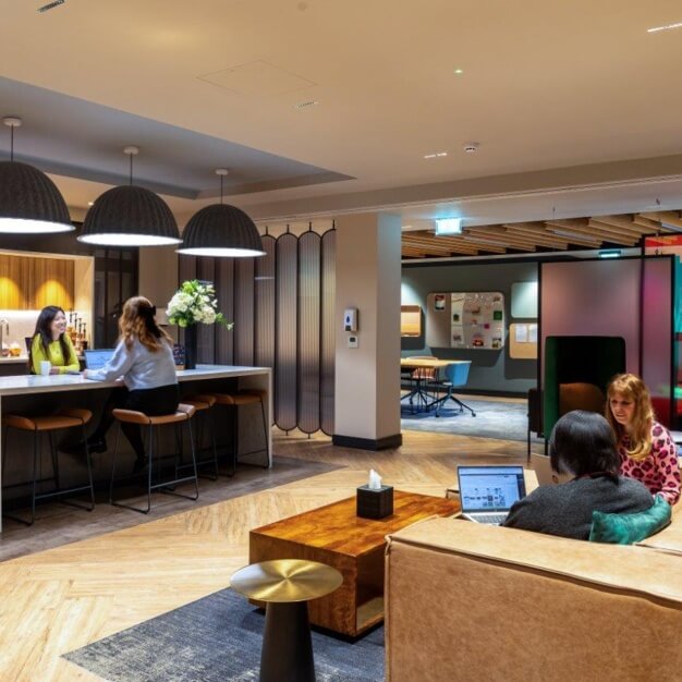 Breakout area at Chancery Lane, Landmark Space in Chancery Lane