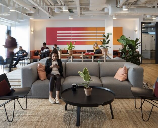 Breakout area at Chancery Lane, WeWork in Chancery Lane
