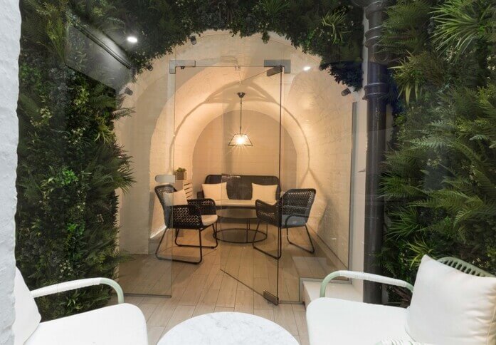 Breakout area at John Street, The Boutique Workplace Company in Chancery Lane