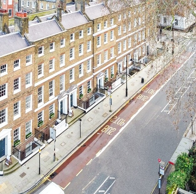 Building external for Theobalds Road, The Boutique Workplace Company, Chancery Lane