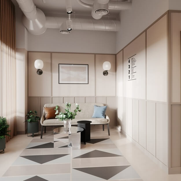 Foyer area at Gough Square, Kitt Technology Limited in Chancery Lane