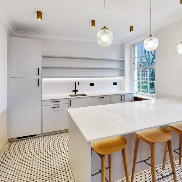 Kitchenette at Theobalds Road, The Boutique Workplace Company in Chancery Lane