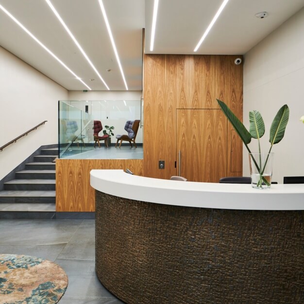 Reception at High Holborn, Beaumont Business Centres in Chancery Lane