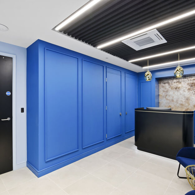 Reception in Breams Buildings, Newman Offices Ltd, Chancery Lane