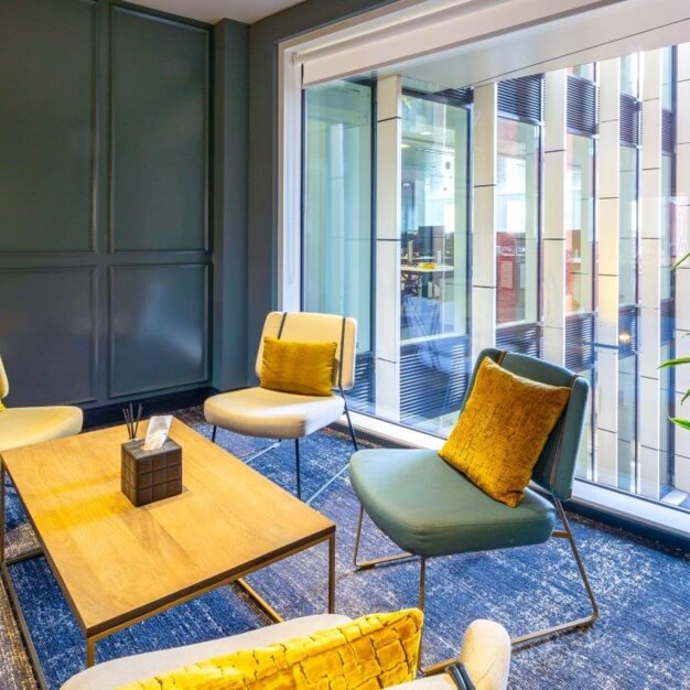 The breakout area for clients - Chancery Lane, Landmark Space in London
