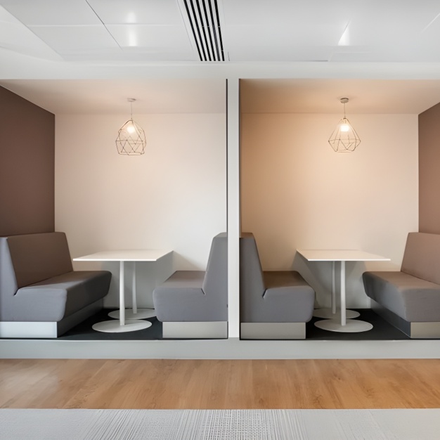 Breakout area on Northumberland Avenue, Regus in Charing Cross