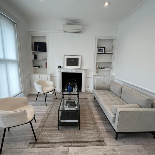 A breakout area in King’s Road, Nammu Workplace Ltd, Chelsea