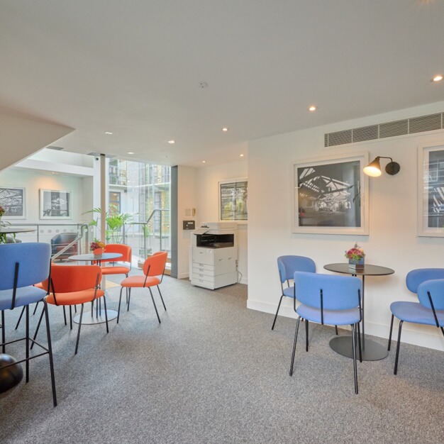 Breakout space in Lots Road, Worlds End Studios Ltd (Chelsea Harbour)