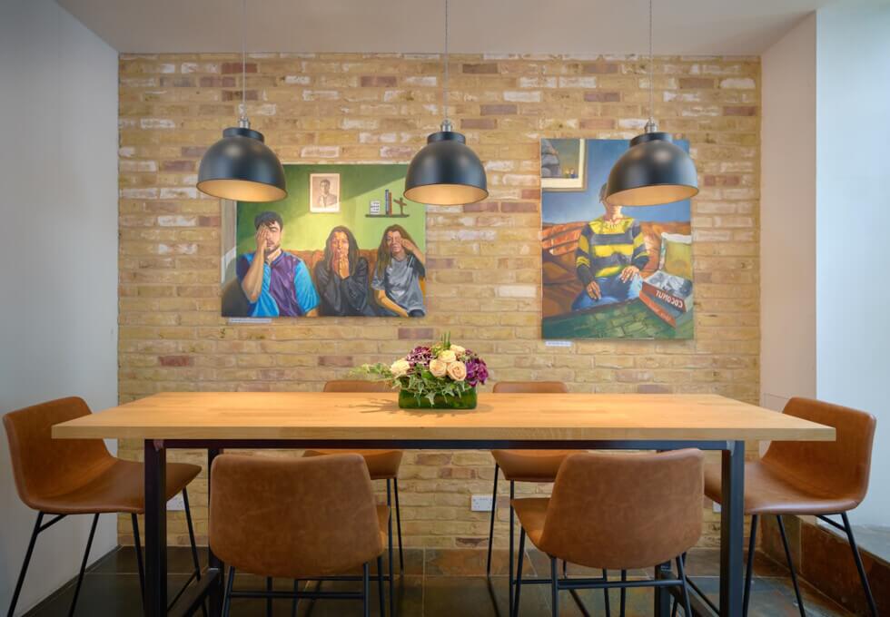 Client Breakout space - Lots Road, Worlds End Studios Ltd in Chelsea Harbour