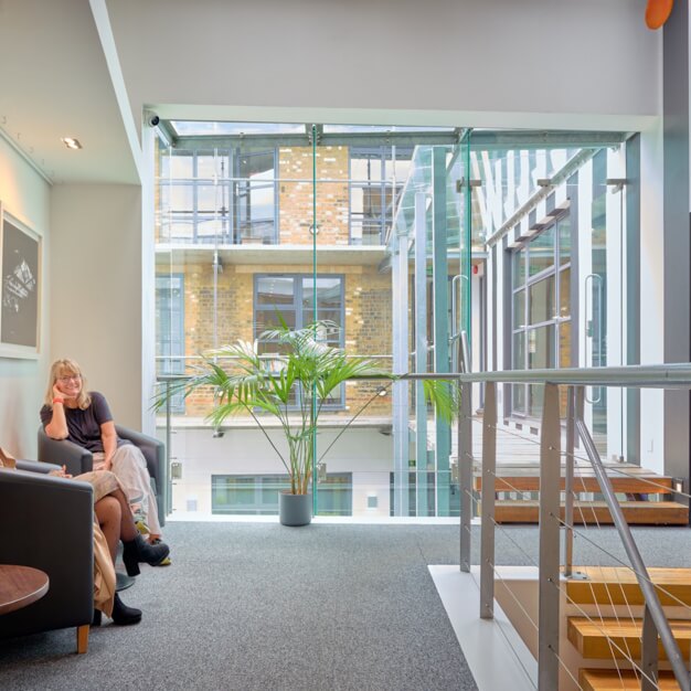 Hallway area at Lots Road, Worlds End Studios Ltd in Chelsea Harbour