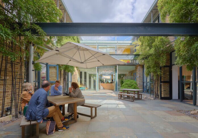 Outdoor space at Lots Road, Worlds End Studios Ltd - Chelsea Harbour
