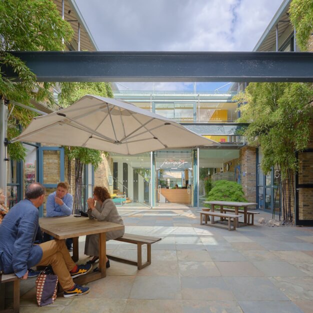 Outdoor space at Lots Road, Worlds End Studios Ltd - Chelsea Harbour