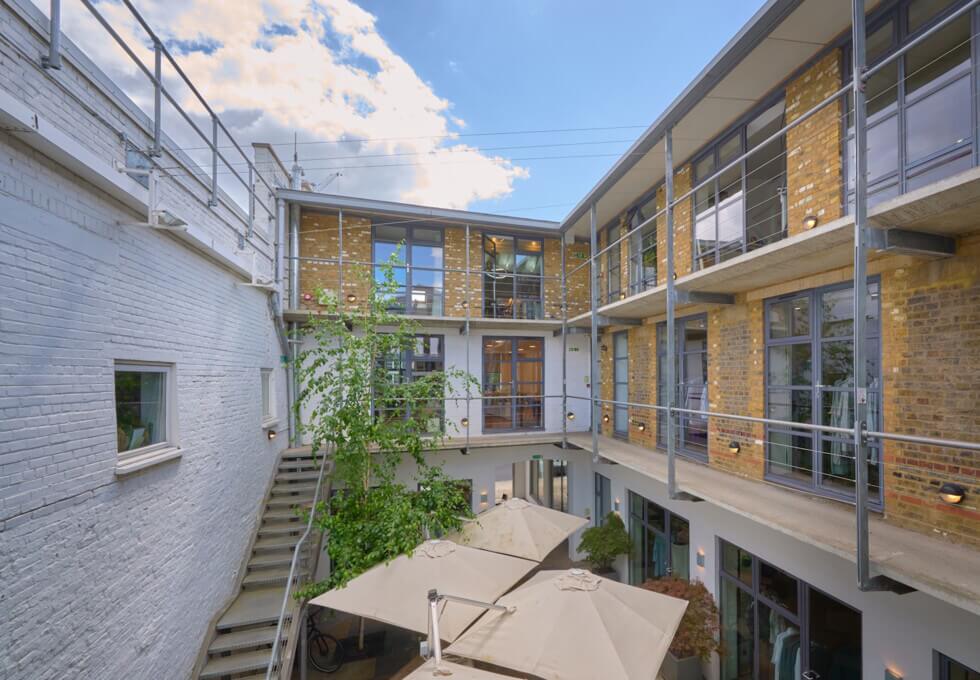 Outdoor space at Lots Road, Worlds End Studios Ltd (Chelsea Harbour)