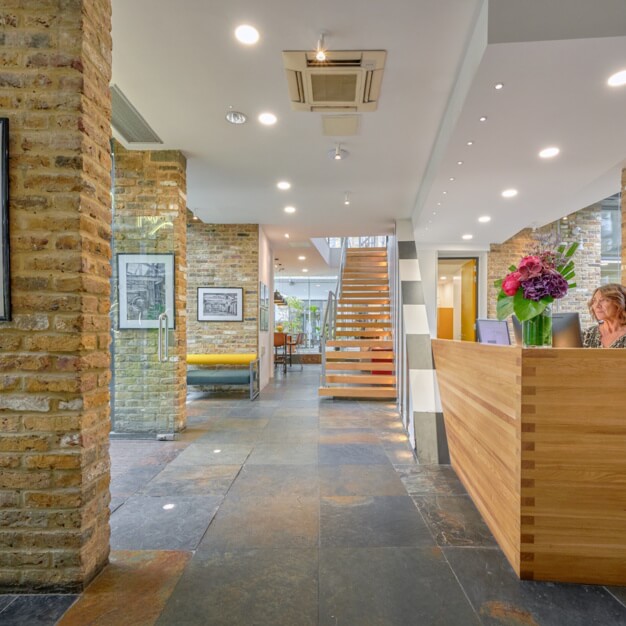 Reception at Lots Road, Worlds End Studios Ltd in Chelsea Harbour