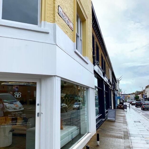 The building outside - King's Road, Nammu Workplace Ltd, Chelsea