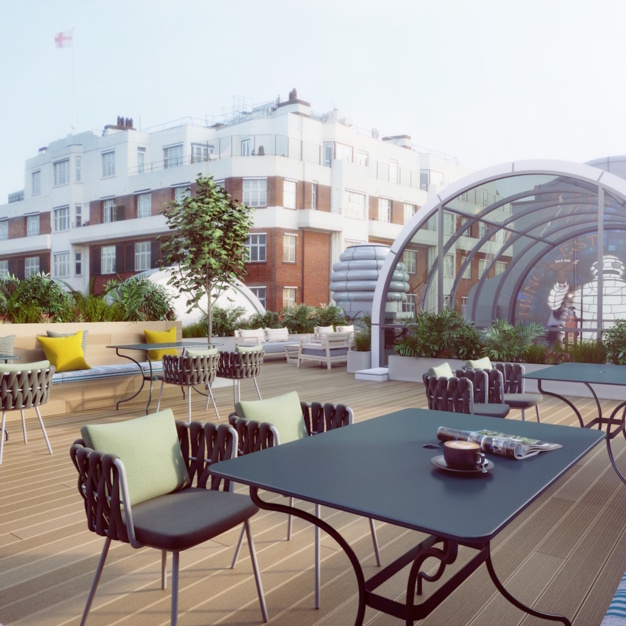 Use the roof terrace at Fulham Road, Argyll (Chelsea)
