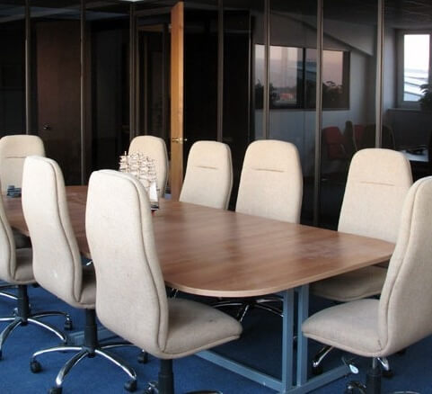 The meeting room at Cox Lane, Chessington Business Centre in Chessington