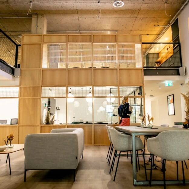 A breakout area in Bollo Lane, X and Why Ltd, Chiswick