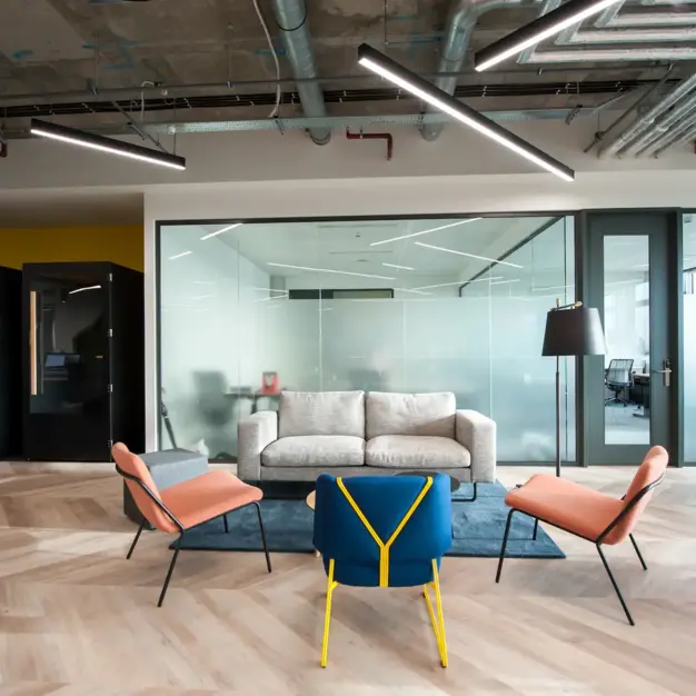 Breakout area at Chiswick High Road, F W White City Ltd in Chiswick