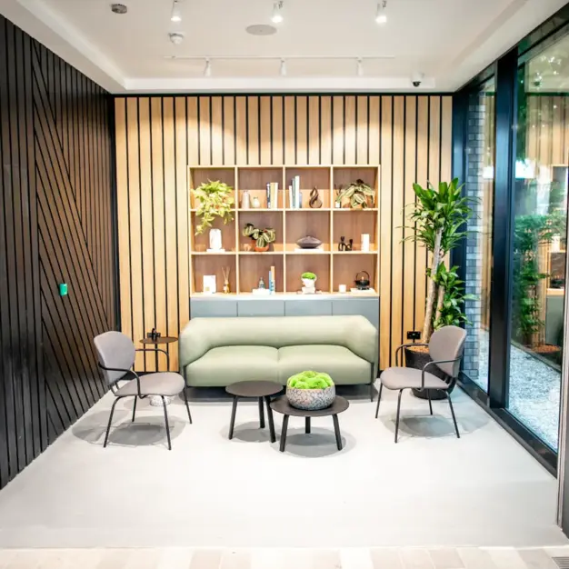 Client breakout area - Bollo Lane, X and Why Ltd in Chiswick