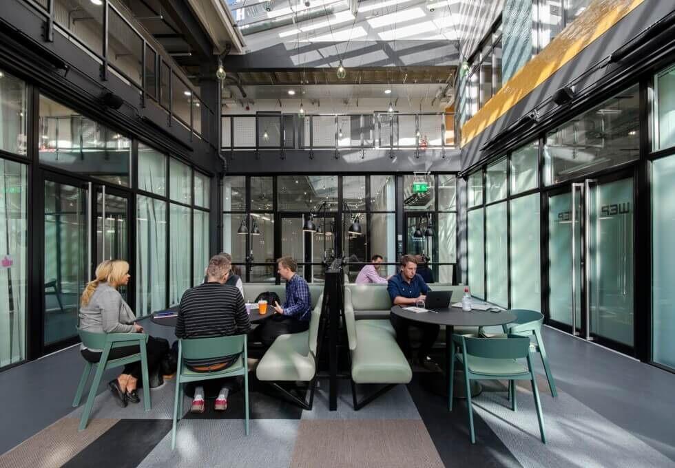 The Breakout area - Power Road, Workspace Group Plc (Chiswick)