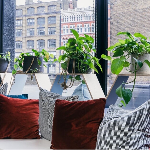 A breakout area in Farringdon Lane, Knotel, Clerkenwell