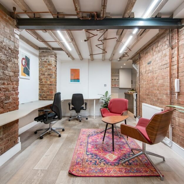 Breakout area at Albemarle Way, Canvas Offices in Clerkenwell