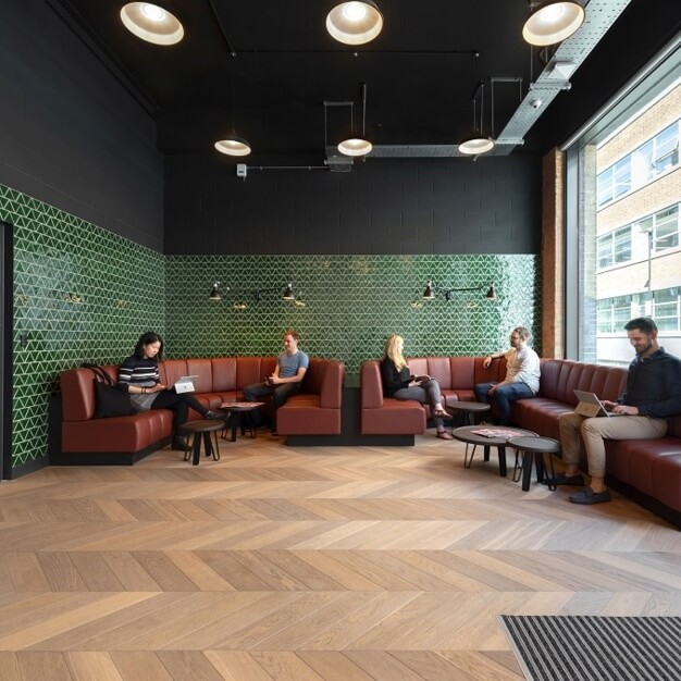 Breakout area at Easton Street, Workspace Group Plc in Clerkenwell