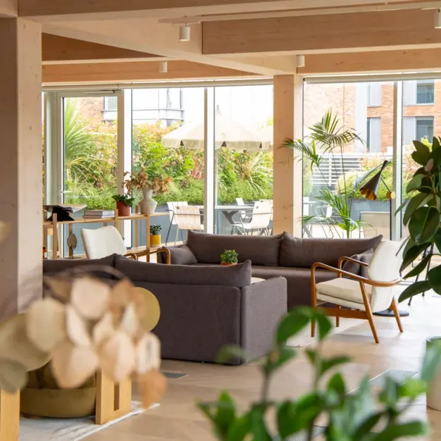 Breakout area for clients - Goswell Road, Techspace in Clerkenwell