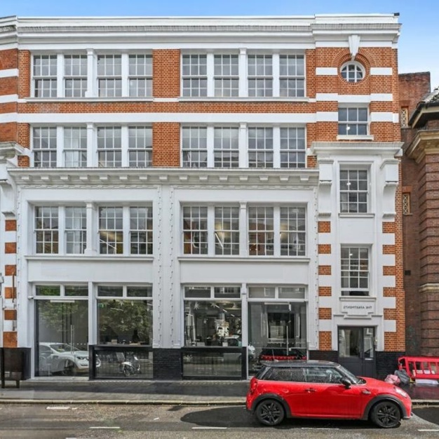 Building external for Ironmonger Row, Base Offices, Clerkenwell