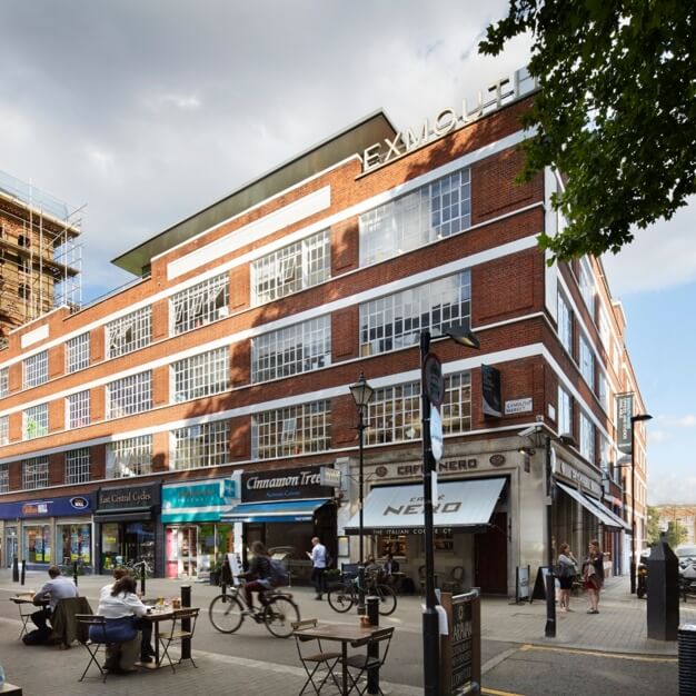 Building external for Pine Street, Workspace Group Plc, Clerkenwell